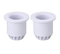 Jeffergarden Remplacement de l'Adaptateur de Tuyau de Chauffage de Piscine, Bonne Conduction Thermique 2PCS Adaptateur de Tube de Piscine pour la Réparation