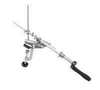 Jeffergarden RH 006 Kit de Pierre à Aiguiser les Couteaux, Aiguiseur de Pierre à Aiguiser Double Face à Angle Réglable en Acier Inoxydable avec 10 Pierres de Corindon Blanc pour un Usage Domestique