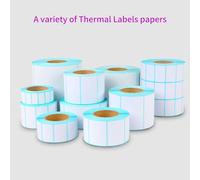 Jeffergarden Rouleau D'étiquettes D'expédition Thermiques, étiquette en Papier D' Transparente Anti-rayures, Imperméable à L'eau, Auto-adhésive, avec Adhésif Super (30x20mm)