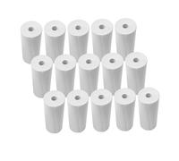 Jeffergarden Rouleaux de Papier Thermique, Rouleau de Papier de Reçu 80x30mm pour Imprimante de Caisse Enregistreuse, avec Pâte de Bois Pure pour une Claire, 15 Rouleaux (15 rouleaux)