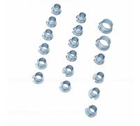 Jeffergarden Roulements de Marchepied, Bagues de Support de Moteur en Acier, Ensemble de Remplacement de 18 Pièces pour Super Duty Expedition Navigator 2007 à 2020 pour la Réparation de Marchepieds