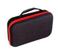 Jeffergarden Sac de Rangement pour Perceuse électrique, Mallette de Rangement Rigide avec Accessoires, Petits Ciseaux électriques sans Fil, Organisateur de Poche côté Rouge