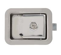 Jeffergarden Serrure de Panneau de Groupe électrogène en Acier Inoxydable avec 2 Clés, Serrure de Porte de Camion Sécurisée pour Boîtes à Outils, Armoires électriques et Remorques