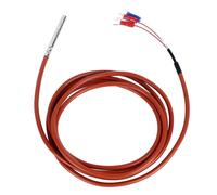 Jeffergarden Sonde de Capteur de Température en Acier Inoxydable, 2 M | Fils en PTFE Plaqués Argent à 3 Cœurs, Borne de Type Y, Blindage Haute densité, Mesure le Liquide/gaz, pour Réservoir