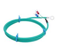 Jeffergarden Sonde de Thermocouple de Type K Capteur de Température Haute Précision Patch en Acier Inoxydable 0-200 ℃ avec Fil de Silicone pour la Conservation de l'eau Industrie Chimique