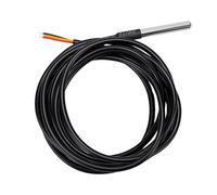 Jeffergarden Sondes de Température Numériques 5 Pièces, étanches Inox Câble 2M pour RPI Shelly avec Surveillance à Distance pour Serres Entrepôts