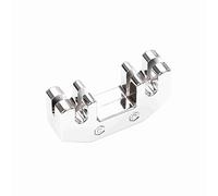 Jeffergarden Sourdine d'entraînement pour Violoncelle en Métal, Réduction Efficace du Son pour une Répétition Silencieuse, Accessoire Durable en Argent Noir 7 X 3,47 X 2 Cm pour étudiants et (SILVER)