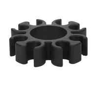Jeffergarden Support de de Batterie, Pied de Cadre de Tambour E à Clipser pour 4 Paires de, Matériau en Caoutchouc, Antidérapant, Facile à Monter, Noir/Gris en Option, Convient aux 5A/7A, Gardez