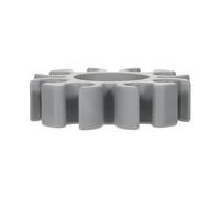 Jeffergarden Support de de Batterie, Pied de Cadre de Tambour E à Clipser pour 4 Paires de, Matériau en Caoutchouc, Antidérapant, Facile à Monter, Noir/Gris en Option, Convient aux 5A/7A, Gardez