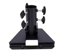 Jeffergarden Support de Poteau D'antenne Parabolique, Kit de Montage D'adaptateur de Tuyau Réglable à 90-180 Degrés adapté à la Norme 4/4X/V3