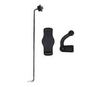 Jeffergarden Support de Téléphone Alto Sax avec Interface Carrée 4x4mm, Pince D'ouverture de 9cm pour les Performances des Musiciens
