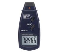 Jeffergarden Tachymètre Numérique RPM Compteur de Vitesse avec Grand écran LCD Conception 2 en 1 Enregistrement Automatique pour Moteur de Ventilateur Moteur Véhicule Avion