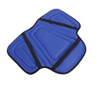 Jeffergarden Tapis de Selle de Cheval, Coussin de Selle en Cuir PU en Mousse à Mémoire de Forme 56 X 45 Cm, Répartition de Pression Antidérapante Amortissante, pour Utilisation sur Sentier (Blue)