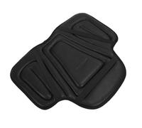 Jeffergarden Tapis de Selle de Cheval, Coussin de Selle en Cuir PU en Mousse à Mémoire de Forme 56 X 45 Cm, Répartition de Pression Antidérapante Amortissante, pour Utilisation sur Sentier (Black)