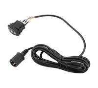 Jeffergarden Télécommande de Treuil, Câble de 10 Pieds pour ATV UTV, Interrupteur à Bascule Portable étanche pour Treuils à 3 Broches, Utilisation Tout-terrain 12V