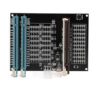 Jeffergarden Testeur de Carte Graphique AGP Dual Slot PCIE avec Indicateurs LED pour le Diagnostic des Cartes Vidéo et la Réparation de L'ordinateur