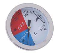 Jeffergarden Thermomètre de Barbecue, Compteur de Température de Gril de Four en Acier Inoxydable, Grand Pointeur à Cadran de 52 Mm, de 32 à 572 °F pour Barbecue, Fumeur, Cuisson, Chef de Cuisine à