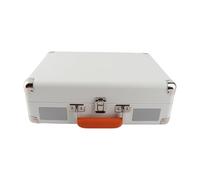 Jeffergarden Tourne-Disque Phonographe Vintage avec BT, Sortie 3,5 Mm, USB, TF, SD, Prise en Charge 33/45/78 TR/Min, Transmission Longue Portée de 10 M pour Disques Vinyles 7/10/12 Pouces (White)