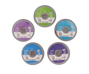 Jeffergarden Tresse à Dessouder, Ruban de Dessoudage, Lot de 5 Pièces 1,5