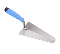 Jeffergarden Truelle de Maçonnerie en Acier au Carbone, avec Poignée Souple, Finition Professionnelle pour Mur, Sol, Béton, Céramique, 200x115mm