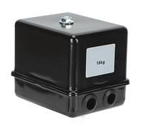 Jeffergarden Vanne de Commande de Pressostat de Mini Compresseurs d'air de 1,6 M Pa pour Compresseur, Gain de Place, Installation Facile, 220 V/380 V 16 A, Plastique + Aluminium, Large Application