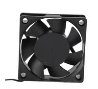 Jeffergarden Ventilateur de Boîtier PC 60 Mm, PBT 4 Broches PWM Ventilateur de Refroidissement 3000 Tr/min Double Roulement à Billes 24,9 DBA 12,7 CFM Noir Refroidisseur d'ordinateur pour Boîtier