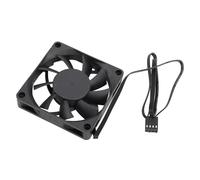 Jeffergarden Ventilateur de Refroidissement PC PWM 70 Mm, Ventilateur de Boîtier à Double Roulement à Billes PBT, 2500 Tr/min 21,15 CFM, Contrôle de Température Silencieux à 4 Broches pour Boîtier