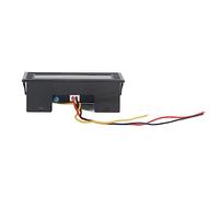 Jeffergarden Voltmètre Numérique ABS avec écran LCD, Testeur de Panneau à Trois Fils, 78 X 42 X 26 Mm, 2 Fois pour la Batterie de Voiture, Moto, Contrôle de Tension AC (entièrement scellé DC0-500V)