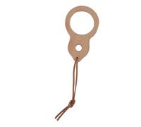 Jeffergarden Wood Handheld Magnifying Glass, 12.5x7.5cm Solid Wood