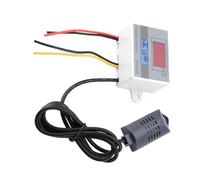 Jeffergarden XH W3005 Contrôleur d'humidité Numérique, Précis 0,1 Précision, Tension Flexible 12V 24V, Idéal pour la Serre, l'incubateur et les Reptiles (12V)