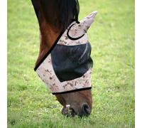 Jeffers Expression Masque anti-mouches avec oreilles - Jardin de roses - Cheval pleine taille - Protection contre les UV - Masque léger et respirant pour chevaux, voyage, équipement d'été, glacière et