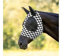 Jeffers Expression Masque anti-mouches en lycra pour cheval - Taille complète - Masque de patineur et de cowgirl - Masque de cheval léger et extensible avec yeux et oreilles en maille, masque