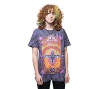 Jefferson Airplane T Shirt Live in San Francisco Officiel Unisex Tie Dye Purple Size M