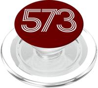 Jefferson City Missouri 573 Code régional Résident Local Amérique PopSockets PopGrip pour MagSafe