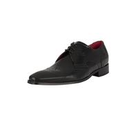 Jeffery West Homme Chaussures Derby Brogue en Cuir, Black, 44 EU