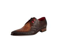 Jeffery West Homme Chaussures en Cuir Vintage, Mid Brown, 41 EU