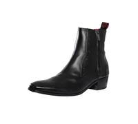 Jeffery West Pour des hommes Bottines Chelsea en cuir Carlito, Noir