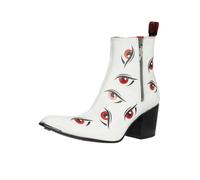 Jeffery West Pour des hommes Bottines Chelsea en cuir Eye, blanc