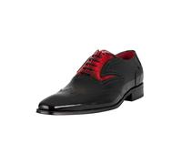 Jeffery West Pour des hommes Chaussures Oxford en cuir poli, Noir