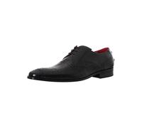 Jeffery West Pour des hommes Chaussures richelieu en cuir poli, Noir