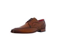 Jeffery West Pour des hommes Derbies en cuir croco, marron