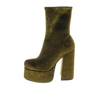 Jeffrey Campbell - Bottes à talons - Femme - Chaussures - Vert - Taille: 40 EU