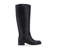 Jeffrey Campbell - Bottes hautes avec talon bloc - Femme - Chaussures - Noir - Taille: 38 EU