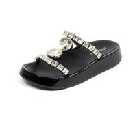 Jeffrey Campbell - Sandales à strass Zhao - Femme - Chaussures - Noir - Taille: 38 EU