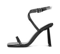 Jeffrey Campbell - Sandales Plates - Femme - Chaussures - Noir - Taille: 36 EU