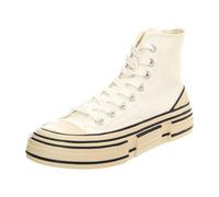 Jeffrey Campbell - Scarpe Stringate Profilo Alto - Femme - Chaussures - Blanc - Taille: 36 EU