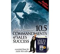 Jeffrey Gitomer's 10.5 Commandments of Sales Success (Audio and Video MP3 CD)