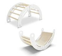 JEFLEX Arche d'escalade, à bascule pour enfant, avec coussin, matelas, pour favoriser le développement motrice, pour bébés et tout-petits jusqu'à 4 ans