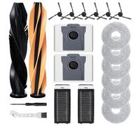 Jegehoyo Kit d'accessoires pour aspirateur robot DREAME Matrix10 Ultra / L40s Pro Ultra / X50 Ultra Complete / X50 Master / L50 Pro Ultra, pour Mova V50 Ultra Complete/Mova P50s Ultra(20 accessoires)