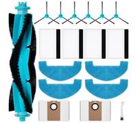 Jegehoyo Kit d'accessoires pour Proscenic Q8 Max/Mova E20 PLUS/MONSGA MS1 Max/Liectroux M70 Pro - 18 pièces: Brosse Principale, Brosses Latérales, Filtres, Chiffons, Sacs